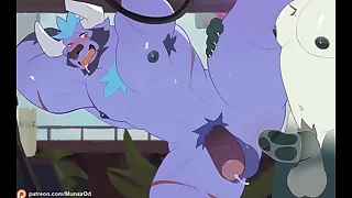 Touro sendo arrombando pelo ursão [munax od]