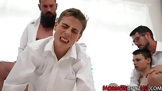 Teen mormons banged raw