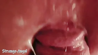 Curvy jubilant aggravation rim by hot sperm closeup