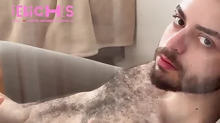 Gostoso peludo e pauzudo se masturbando - VÍDEO completo not any Overheated