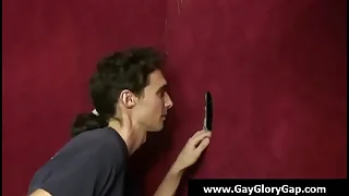 Gay gloryhole- Gau handjobs and facial cumshot 25