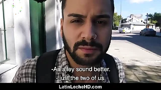 Young Amateur Straight Latino Paid To Fuck Blithe Guy In Alley POV