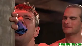 In person jock wrestled before anal fucking