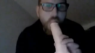 Blow  my socking big Dildo backwards Slut