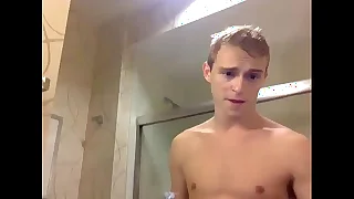 crestfallen twink taking a shower on webcam - sexyladcams.com